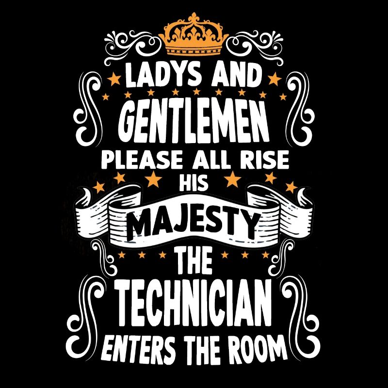 Techniker T witziges Spruch Motiv Techniker