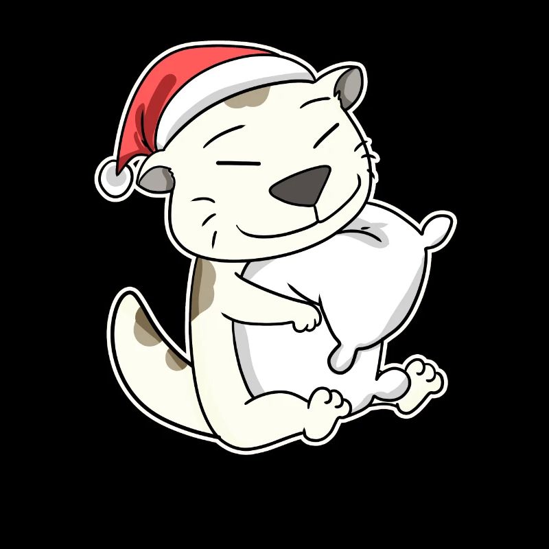 Devon Rex Katze Weihnachten Schlafen Müde