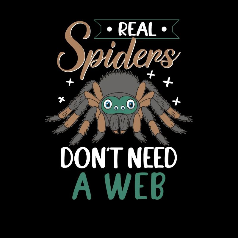 Real Spiders Don't Need A Web, jumping spider