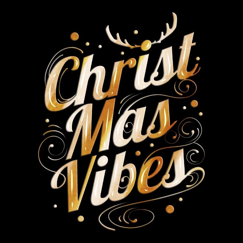 Logo Christmas Vibes pour Noël