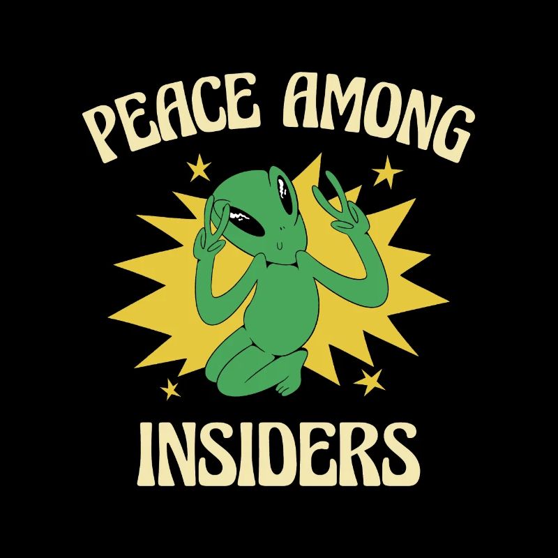Alien Peace Alien Head Martian Space Outsider