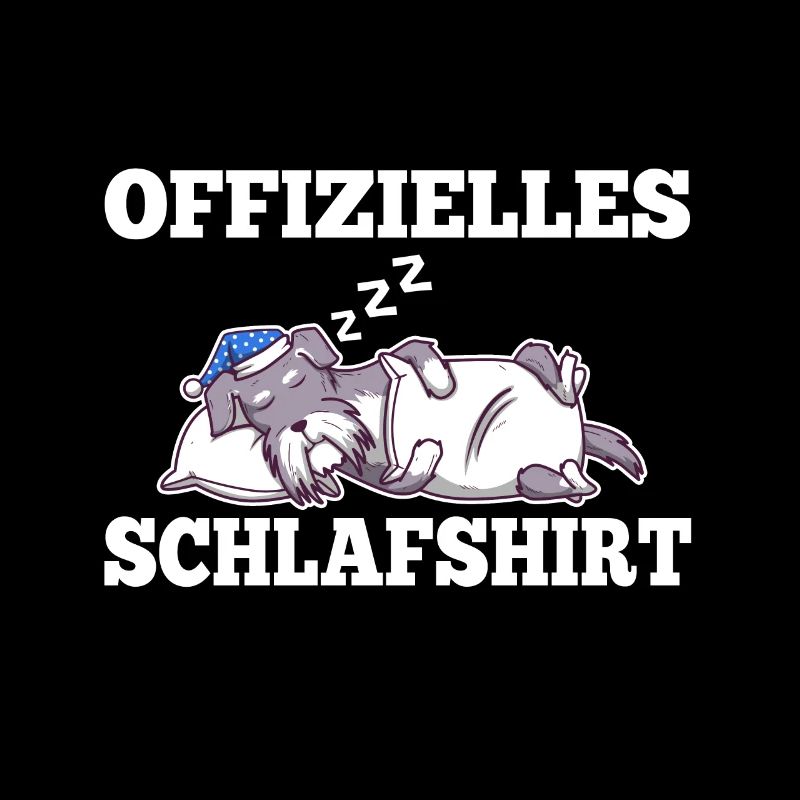 Offizielles schlafshirt Schnauzer