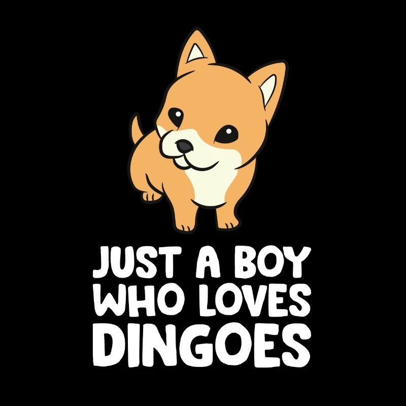 Le chien dingo australien est juste un garçon qui aime les dingos