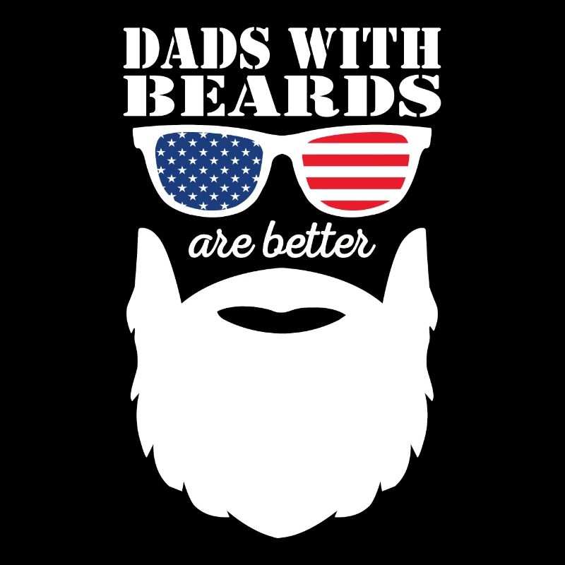 Bearded Dad with Beard Cool Father Beard Wearer