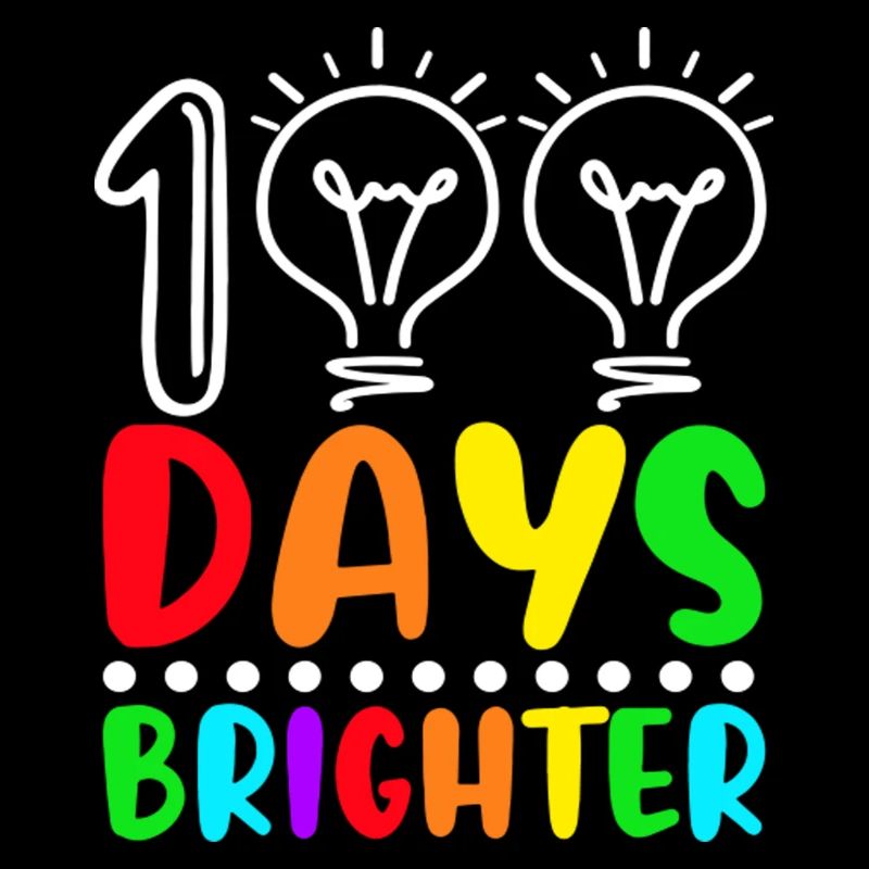 100 Days Brighter 100th Day Back To School Light