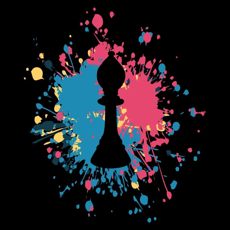 Chess Bishop Color Splash