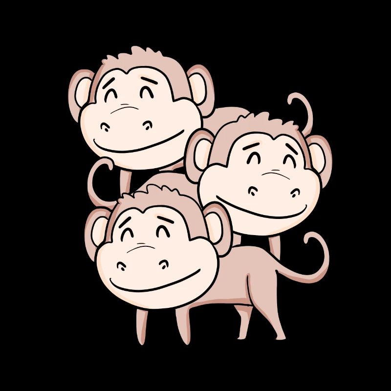 Singes mignons - Singe