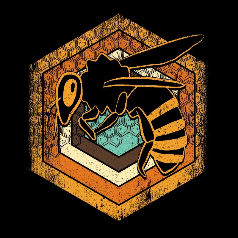 Beekeeping Retro Honey Beekeeping Beekeeper