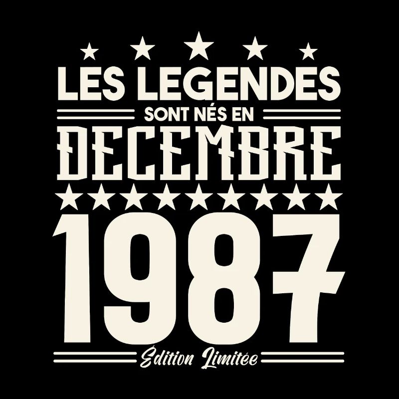 Les Légendes Sont Nés En Décembre 1987, Cadeau.