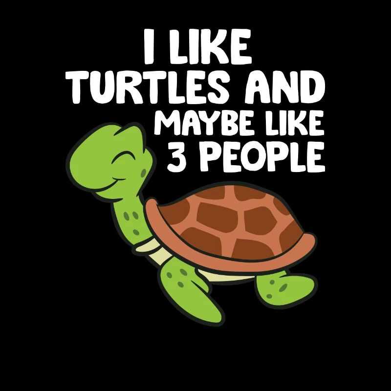 I Like Turtles And Maybe Like 3 People Turtles
