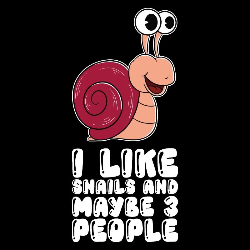 I like snails and 3 people