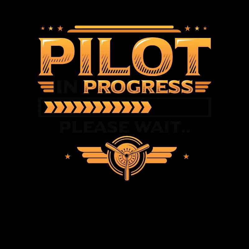 Pilot in progress, please wait, aircraft training