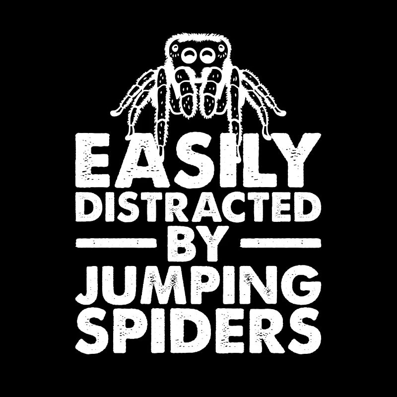 EAsily Distracted By Jumping Spiders, Spinne