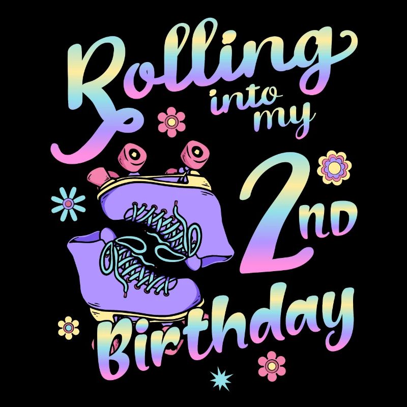 Roulant dans mon 2e anniversaire Quad Skater