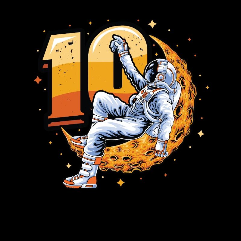 10e anniversaire, astronaute, décorations