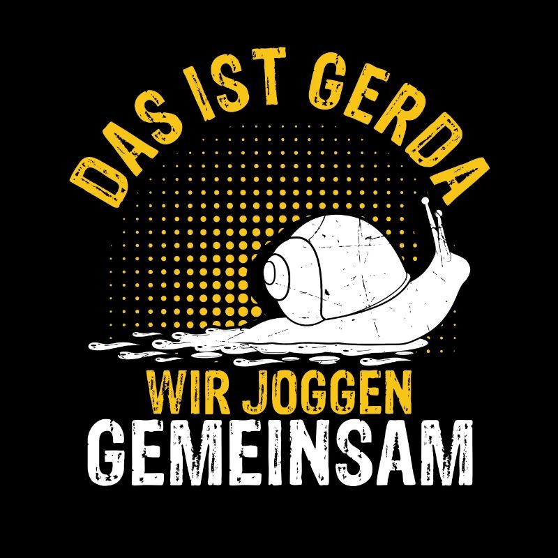 Das Ist Gerda Wir Joggen Gemeinsam Langsamer Lauf