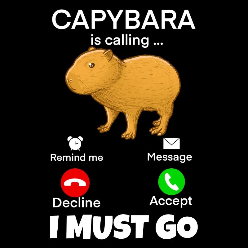 Capybara i must go