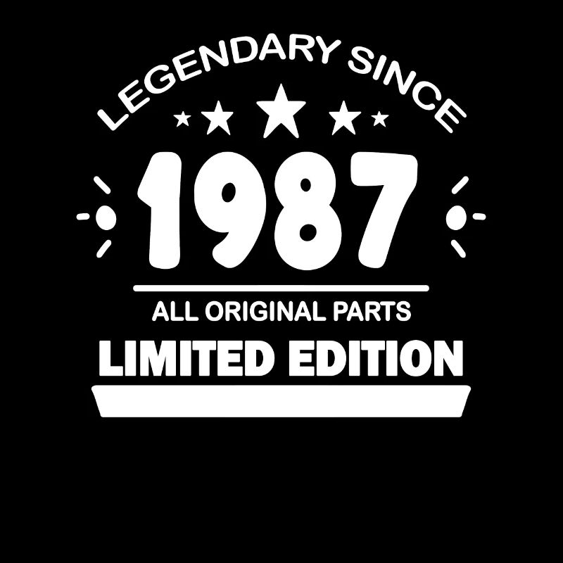 1987 - Né 1987 - Année de construction 1987