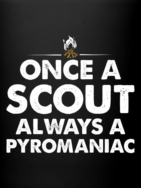 Camping pyromane scout