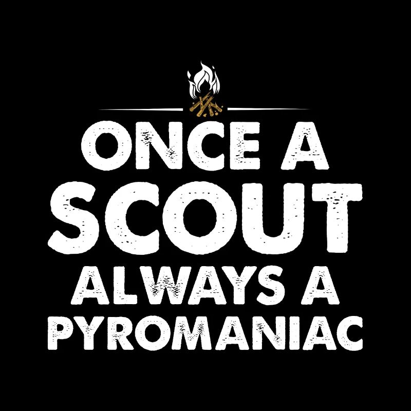 Camping pyromane scout