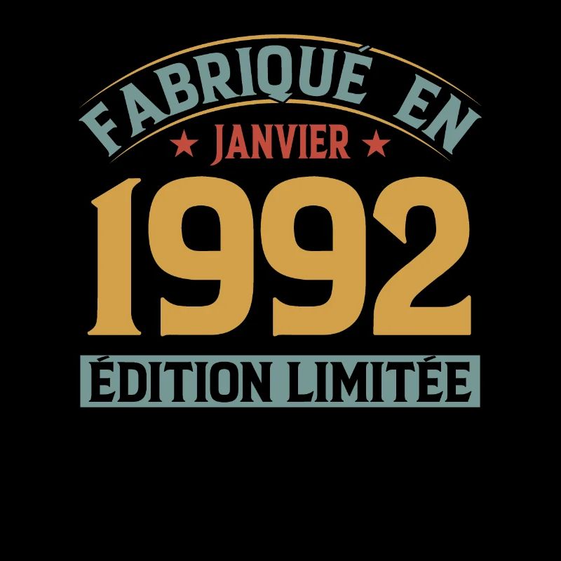 Fabriqué En Janvier 1992 Édition Limitée
