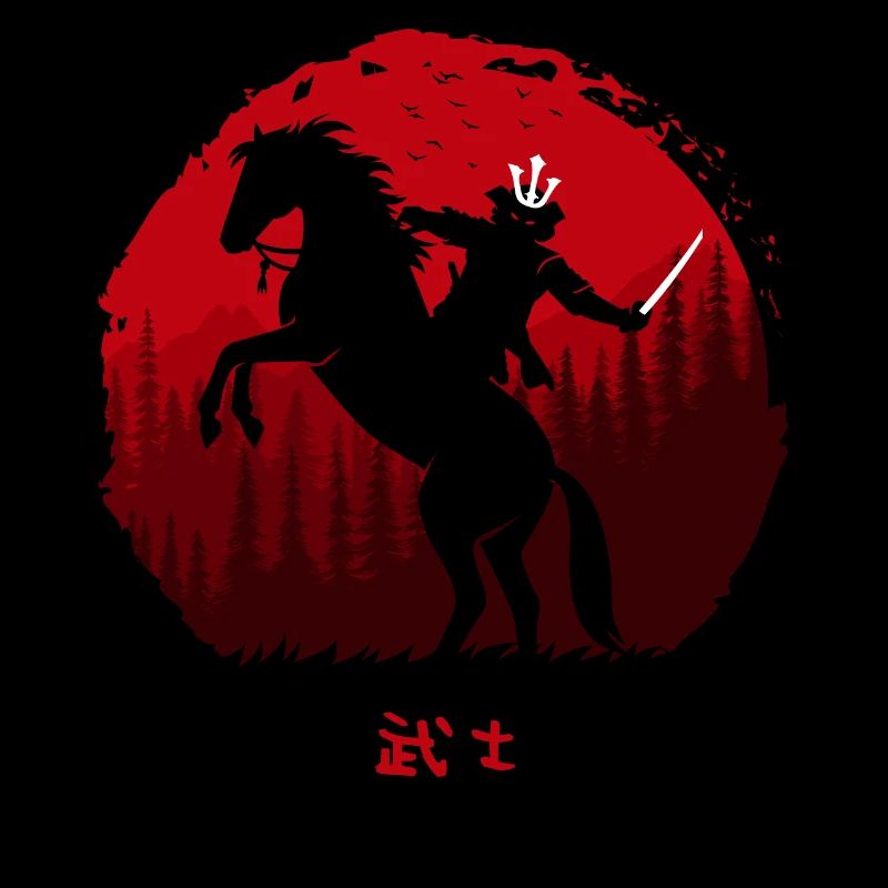 Samurai on horseback