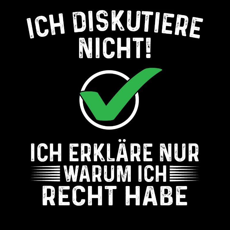 ich Diskutiere nicht
