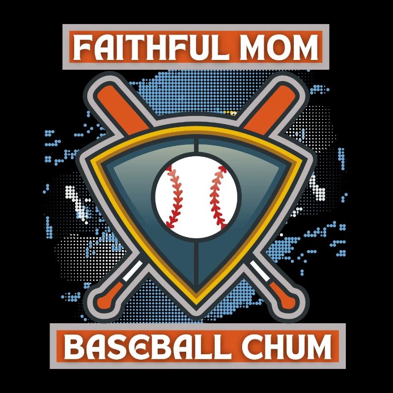 Baseball Mom, funny saying, baseball logo