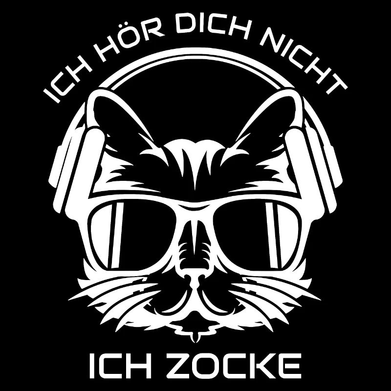 Gamer Zocken Spielen Kopfhörer Computer Geschenk