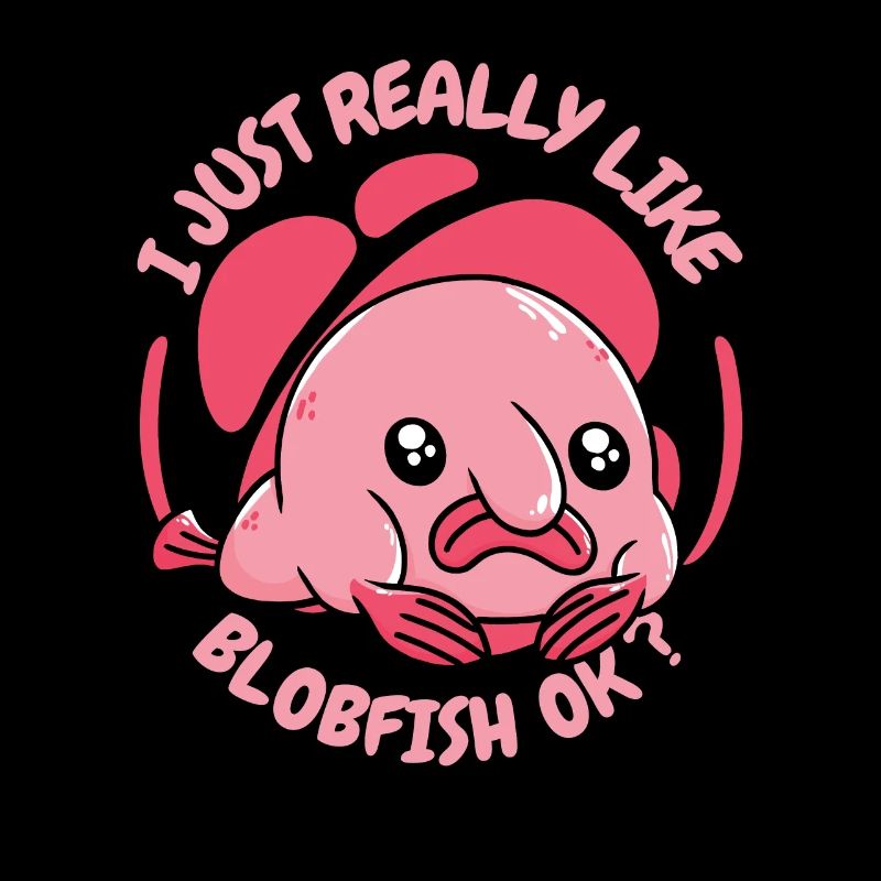 Blobfish Poisson Funny Blob Blobby Blobfish