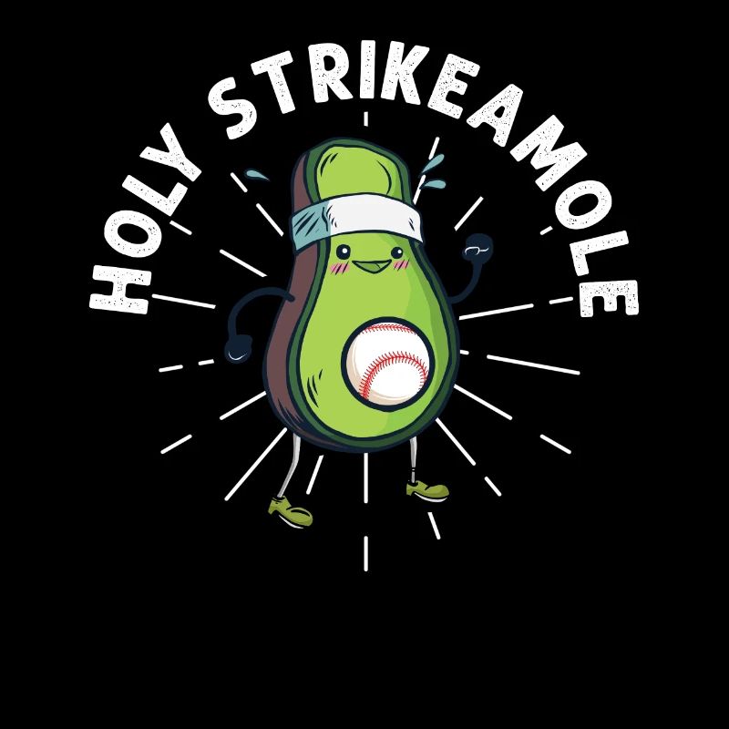 Holy Strikeamole Baseball Softball Avocat