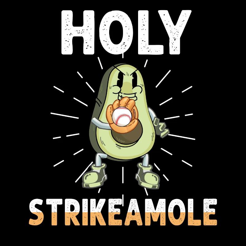 Holy Strikeamole Baseball Softball Avocat