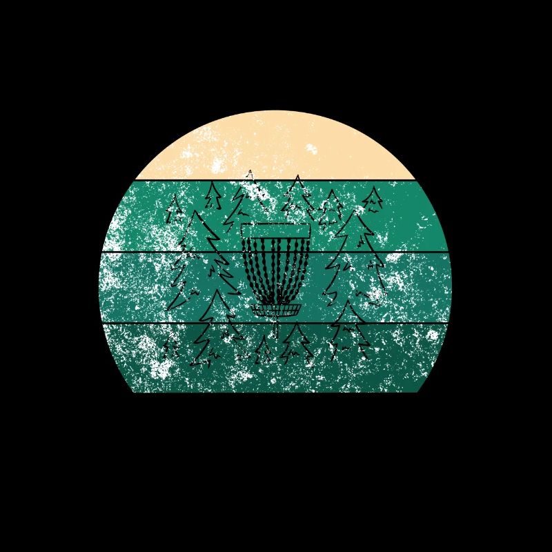Disc Golf Mand Retro