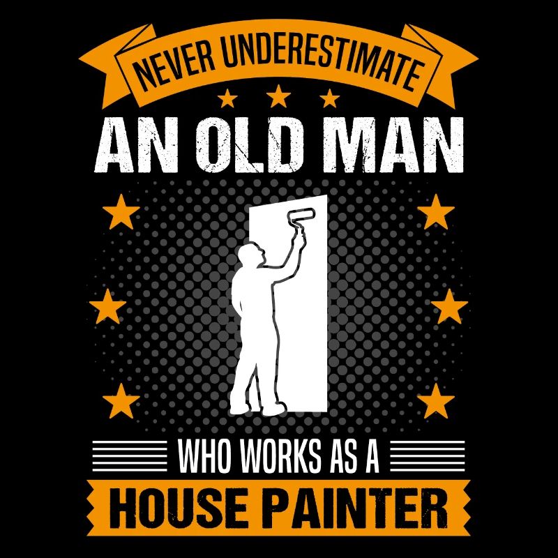 Painter Old Man Saying Men's Gift