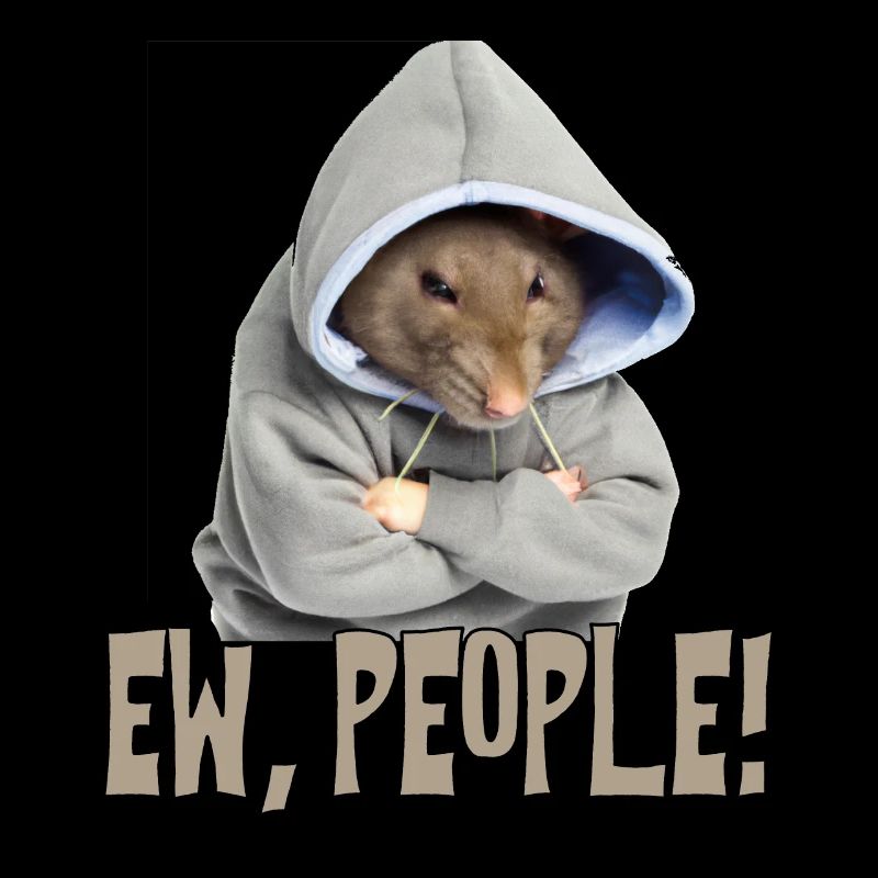 Euh, les gens! Rat drôle de dicton déclaration Sarkas