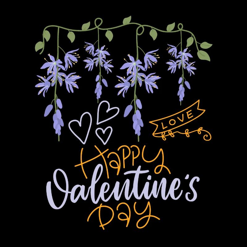 Glycine de la Saint-Valentin Dicton Joyeuse-Saint-Valentin