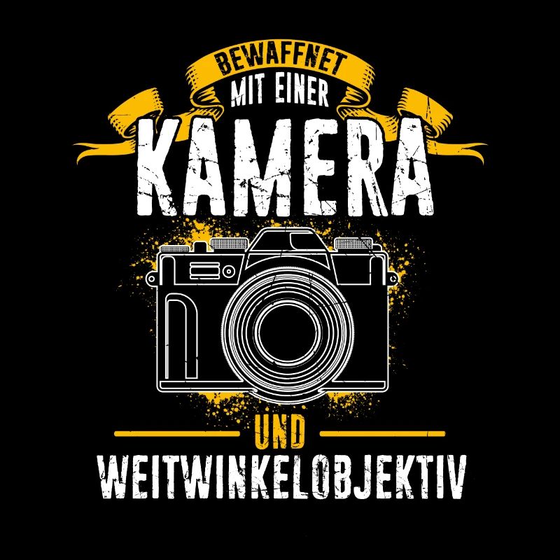 Bewaffnet mit einer KAMERA und WEITWINKELOBJEKTIV