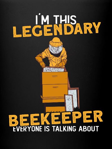 Funny beekeepers & bees