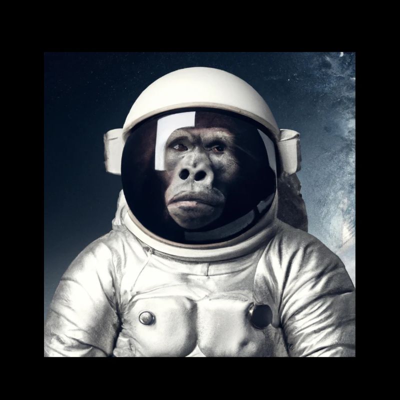 Space Gorilla Astrounaut Monkey