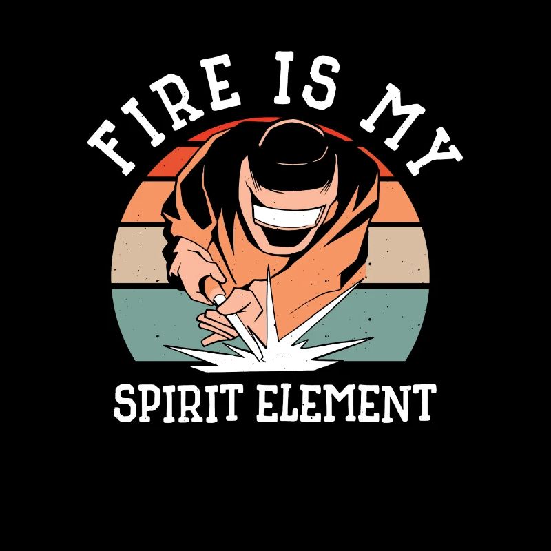 Soudage Élément à essence de feu Métallurgiste