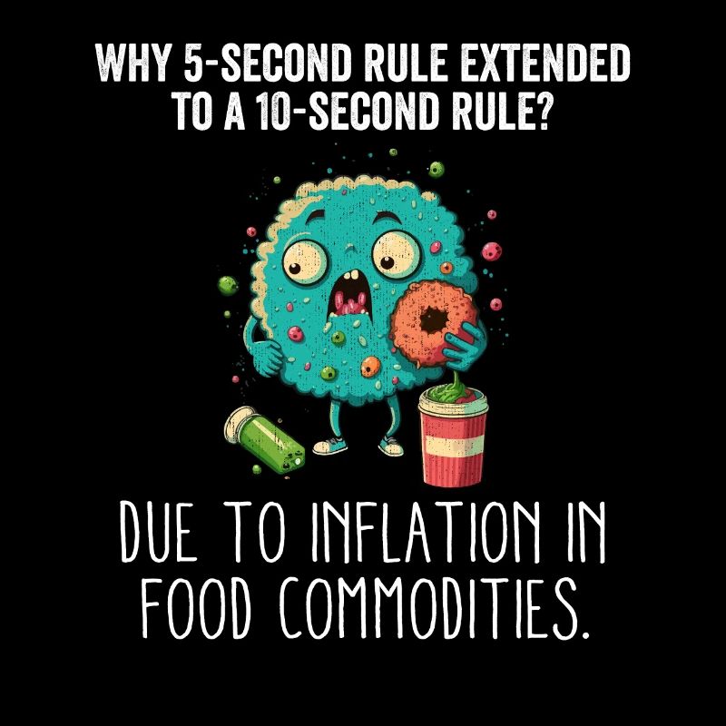 Five-Second Rule Funny Inflation Rate Sarcastic