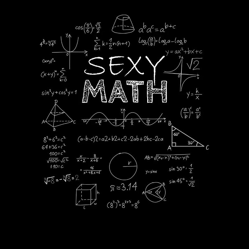 Sexy Math Teacher Math, Gift, Blackboard