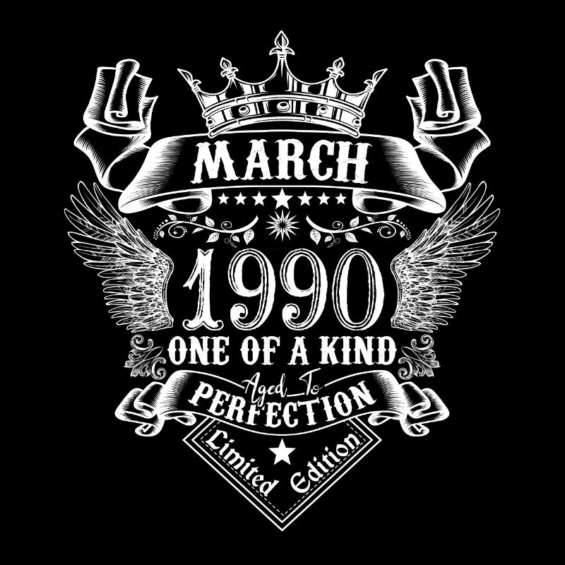March 1990 anniversary March 1990 March