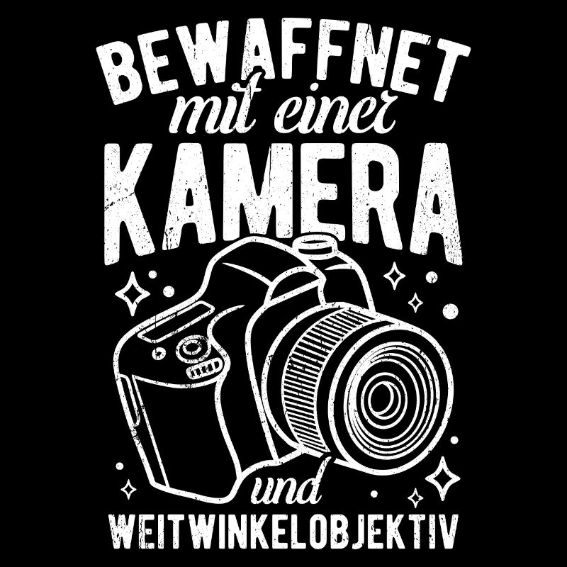 Bewaffnet mit einer KAMERA und WEITWINKELOBJEKTIV