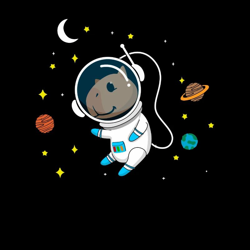 Cobaye de l’astronaute Capybara