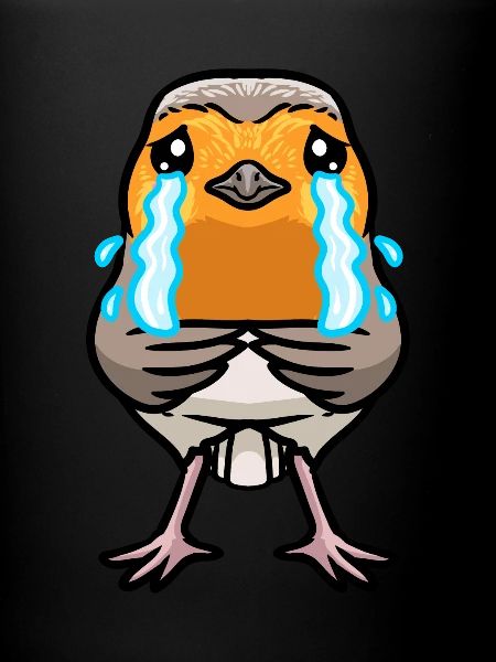 Robin Bird Kawaii Émoticône