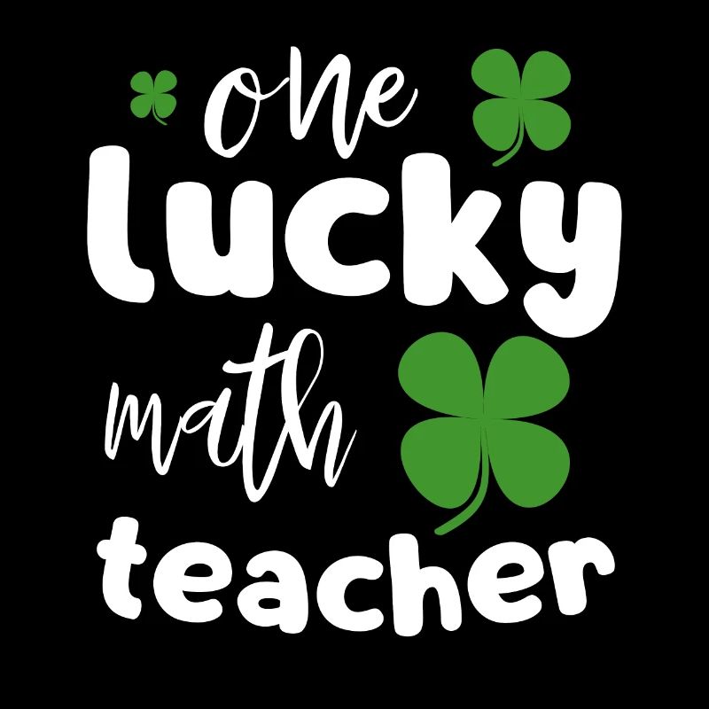 Ein glücklicher Lehrer St. Patrick's Day Regenbogen Shamro