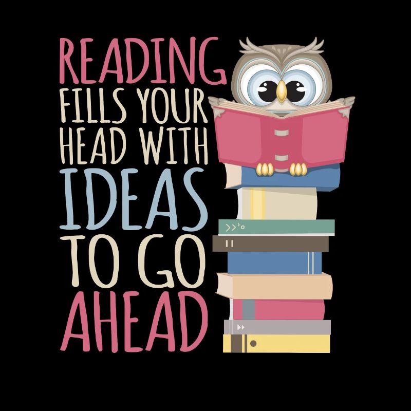 Lesen Buch Leseratte Bücherei Eule Bücherwurm