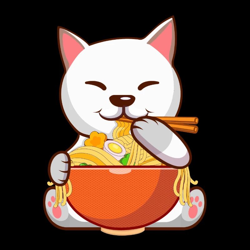 Ramen Eater Cat Lovers Animal Cat Whisperer