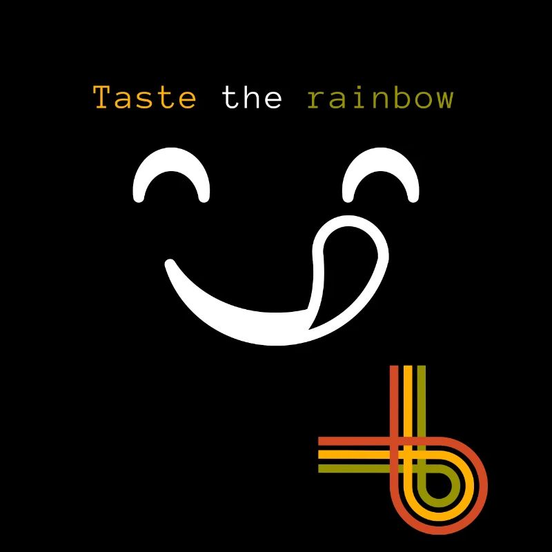 Probieren Sie den Regenbogen